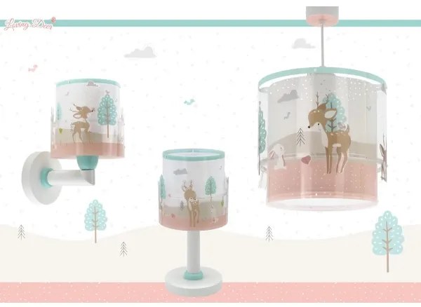 Dalber 61271 - Detská lampička LOVING DEER 1xE14/40W/230V