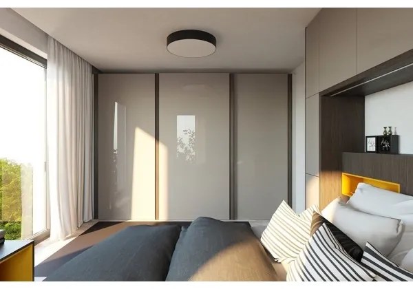 LED2 - LED Stmievateľné stropné svietidlo MONO LED/153W/230V 3000K/4000K čierna