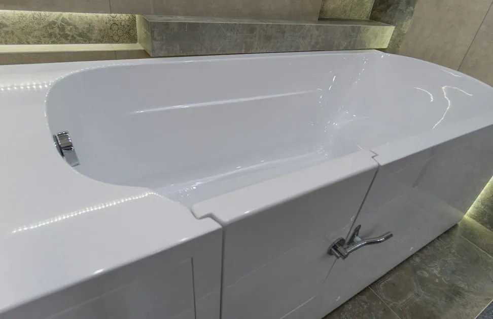 Bezbariérová vaňa SENIOR 170x76cm Biela - dvierka v ľavo