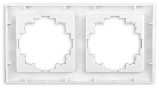 Elhard Dvojitý rámček Vera, matný, biely VZ3102W