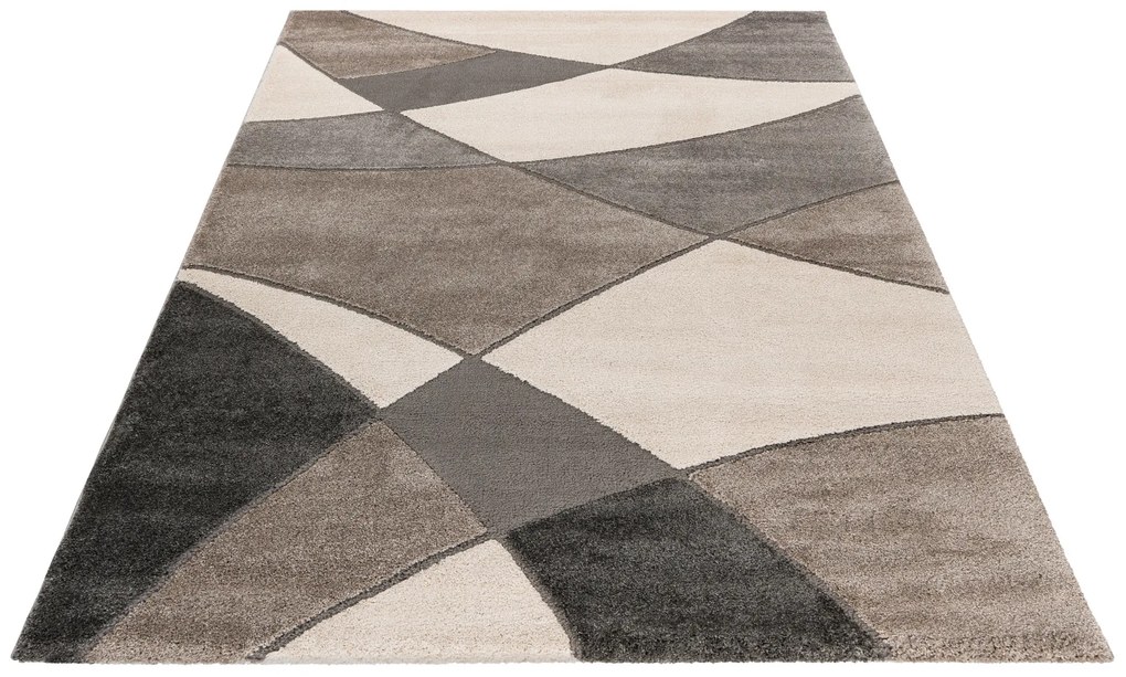 Kusový koberec My Frisco 282 Grey, 160x230, šedá, obývacia izba, Obsession