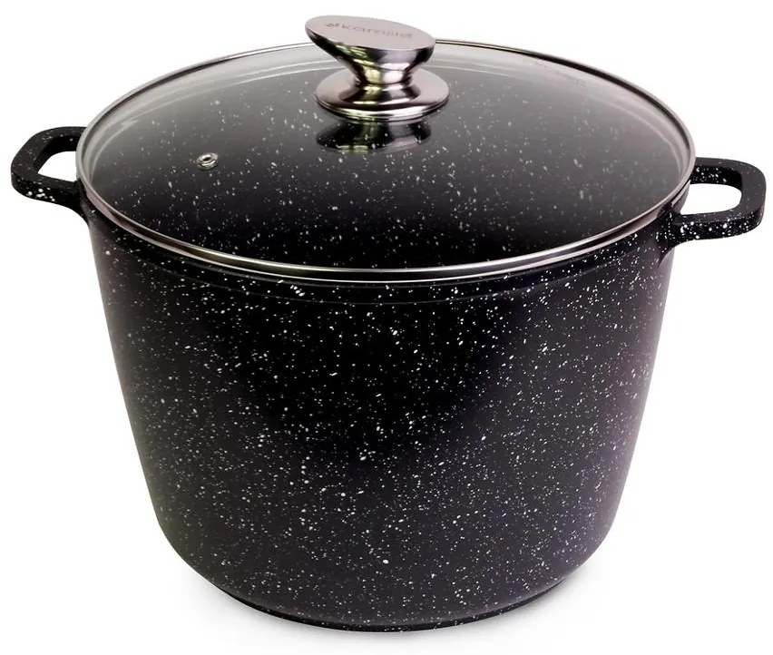 Hrniec mramorový 4,5L so sklenenou pokrievkou