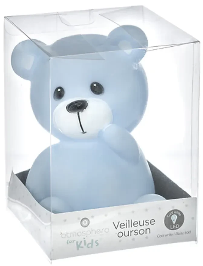 LED detské nočné svetlo TEDDY 10x13,5 cm - viac farieb Farba: Ružová
