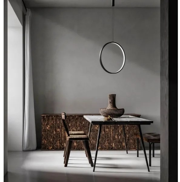 Azzardo AZ5255 - LED Stmievateľný luster na lanku MASSIMA LED/35W/230V čierna