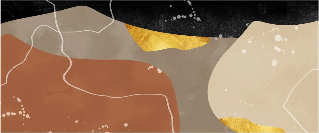 Obraz - Abstrakcia (120x50 cm)