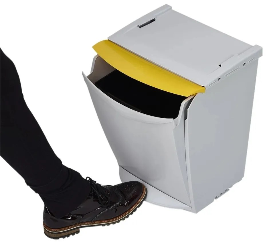 Denox Ekosystem odpadkový kôš na triedený odpad 25 l, zelený - sklo
