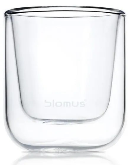 Dvojstenné poháre v súprave 2 ks 80 ml Nero – Blomus
