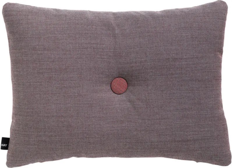 HAY Vankúš Dot Cushion Surface Greyish Burgundy