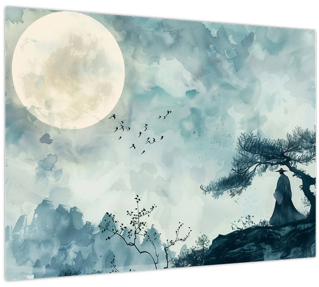 Obraz - Maľba splnu (70x50 cm)