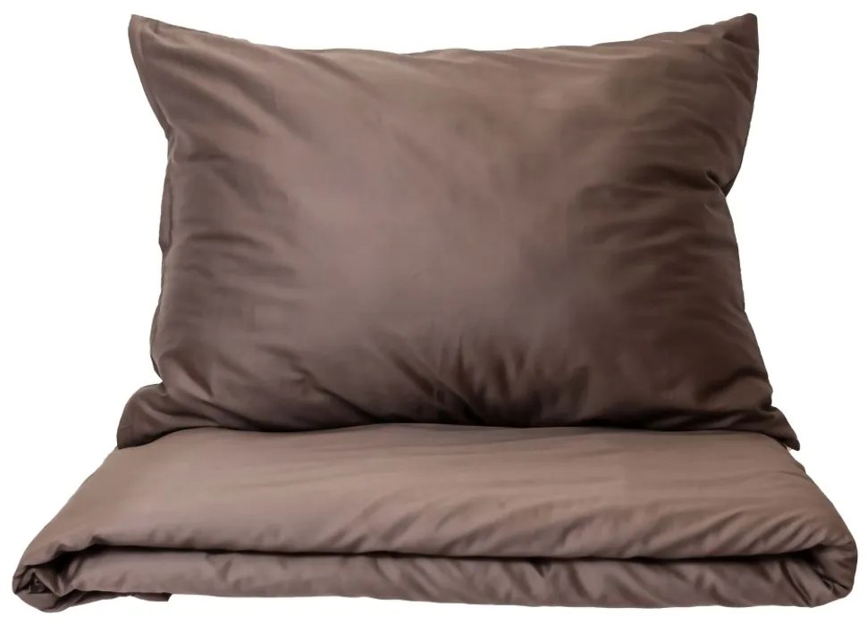 Polášek Obliečky z bavlneného saténu - Choco | 140 x 200 cm / 70 x 90 cm