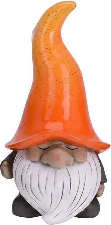 Spiaci škriatok s oranžovou čiapkou 23 cm