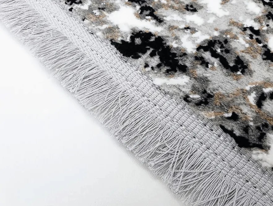 DC Koberec Exclusive kruh 100 sivá čierna Rozmer: Ø 100 cm (kruh)