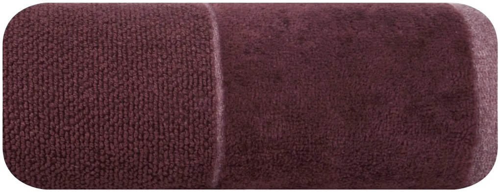 BAVLNENÝ UTERÁK LUCY8 50X90 CM BORDOVÁ