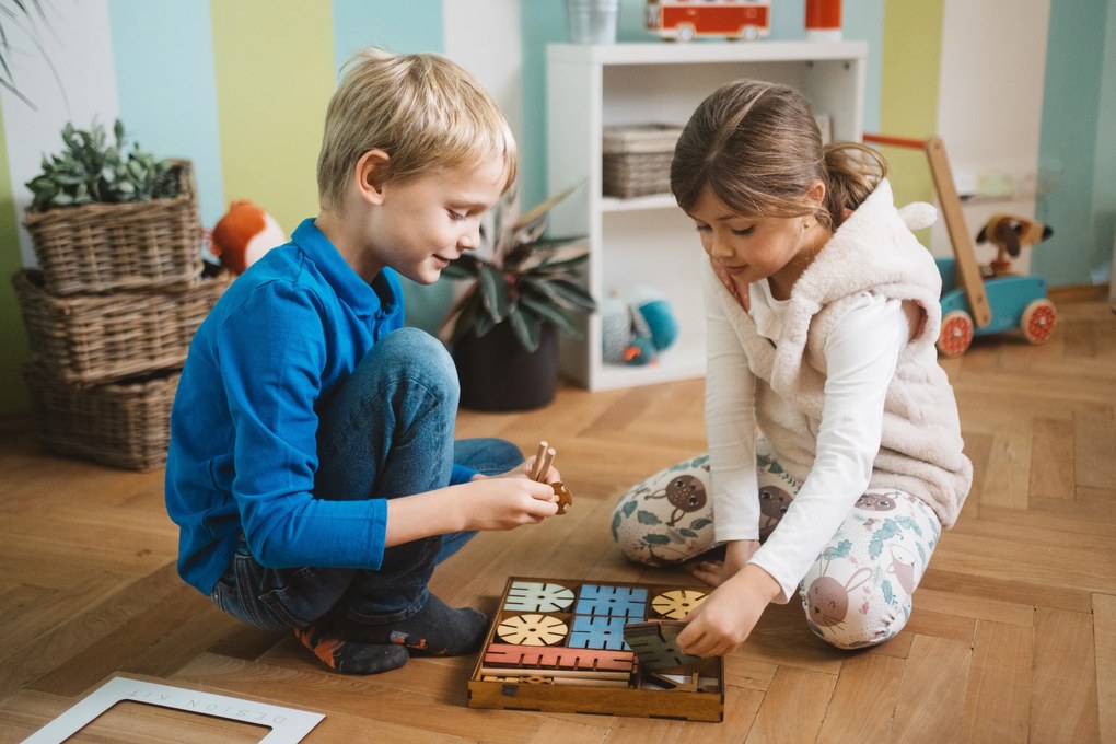 Stavebnica Creative design kit - farebná