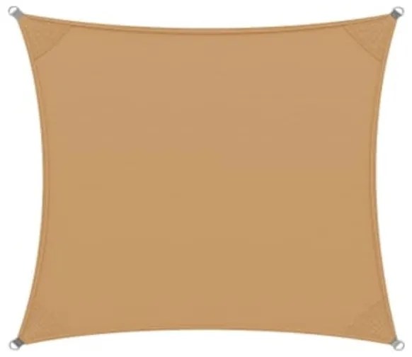 Tieniaca plachta štvorec 5m 10189 piesková 220g/m