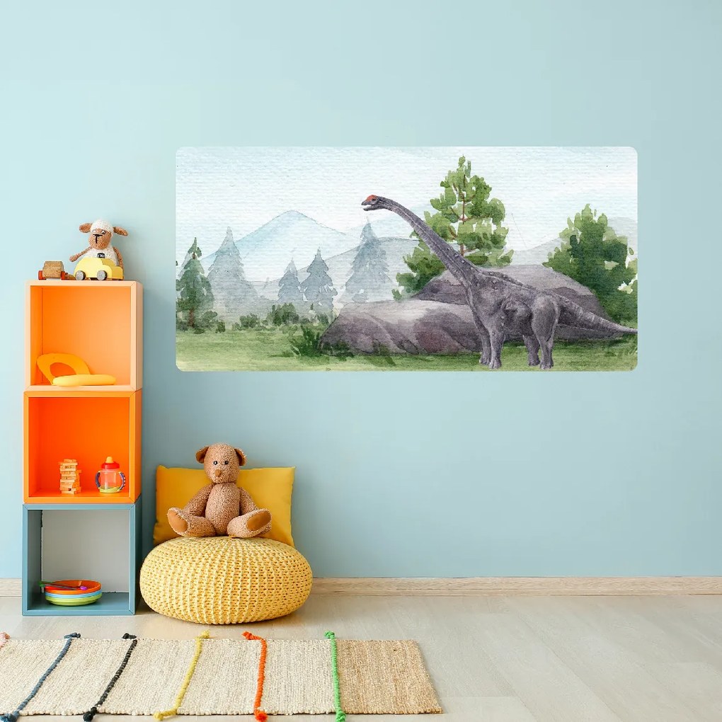 60x120cm Dinosaurus - textilná nálepka na stenu