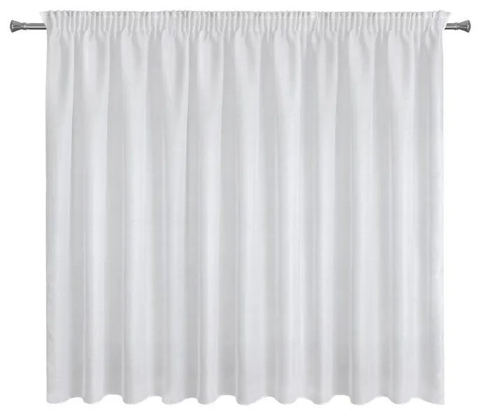 Biela záclona na páske REBECCA 400x150 cm