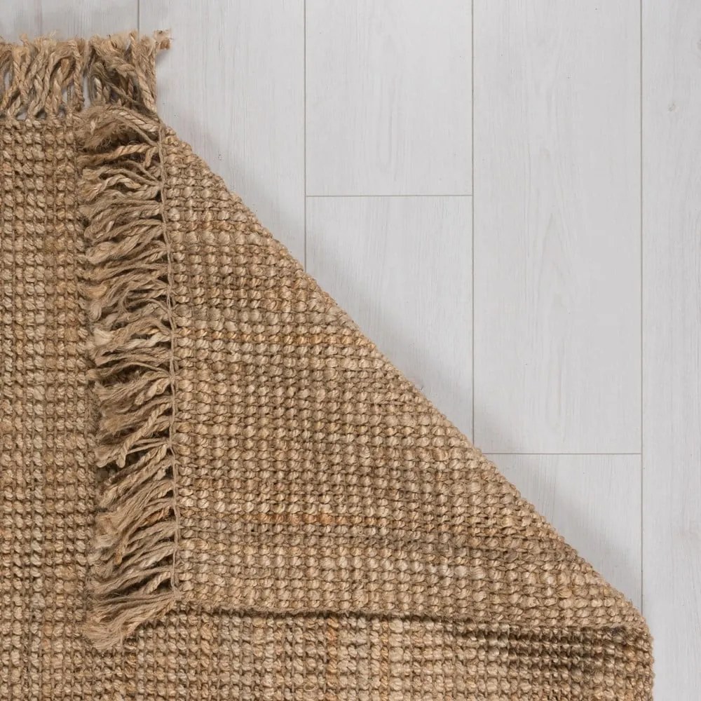 Hnedý jutový koberec Flair Rugs Jute, 120 x 170 cm