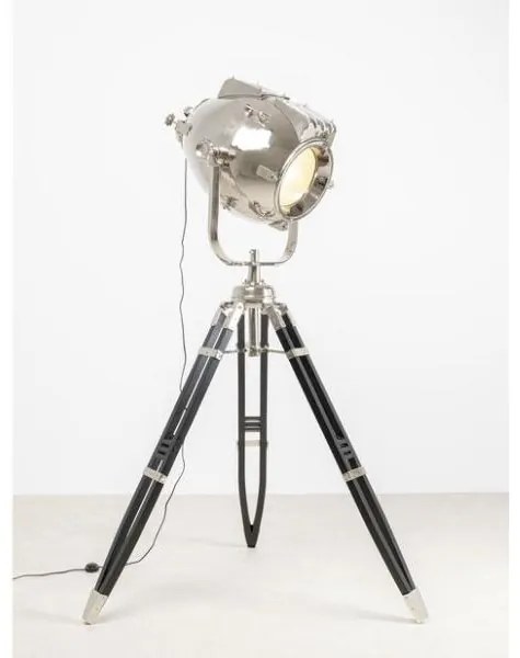 Movie stojaca lampa strieborná 230 cm