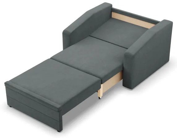 Kreslo ORBIT Kronos rozkladacie, tmavosivé