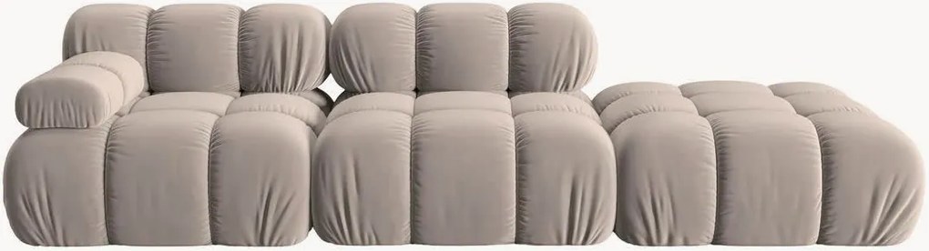 Modulárne zamatové ležadlo Tropea (4-miestne), Š 282 cm