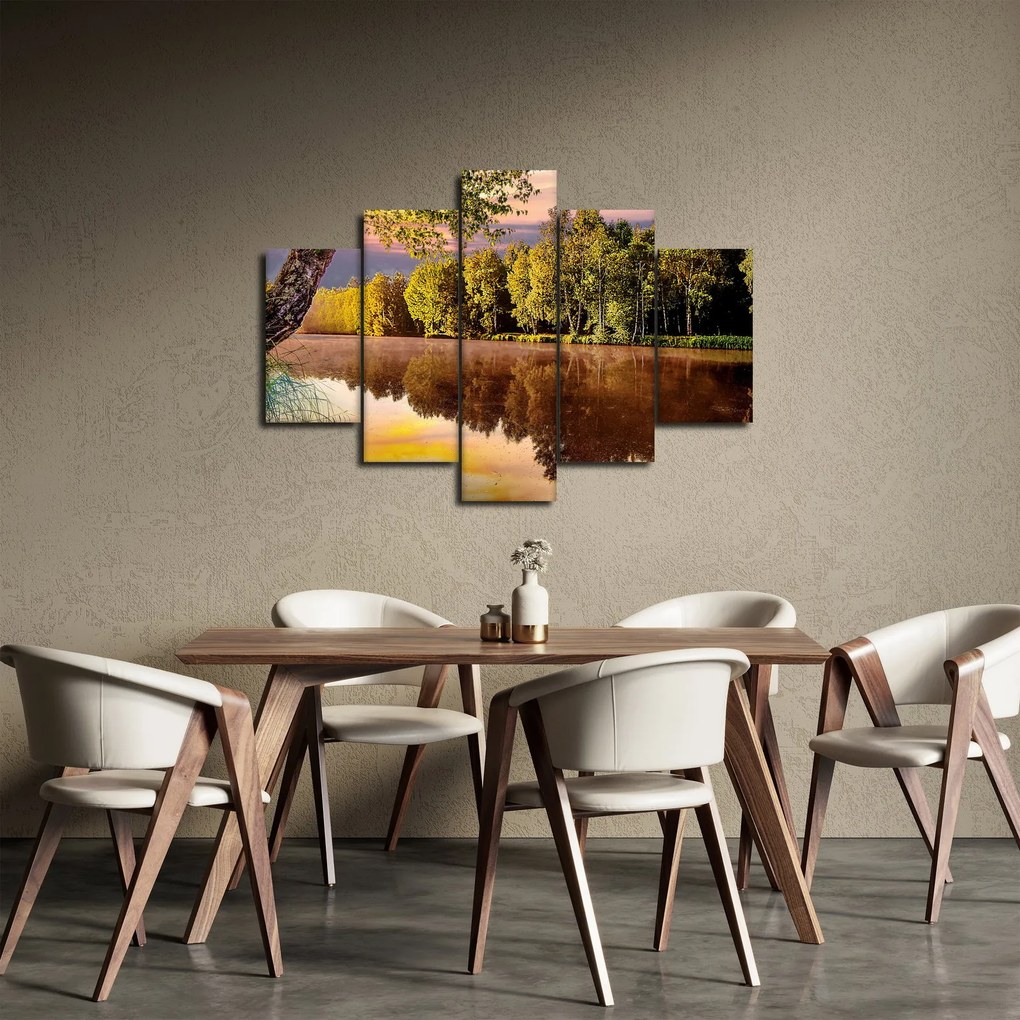 Obraz - Za riekou (150x105 cm)