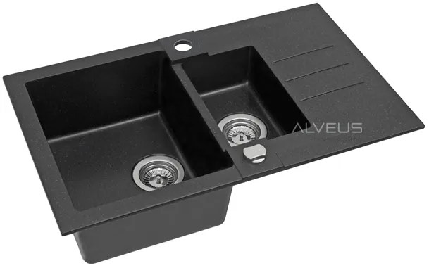 ALVEUS CZ ROCK 70 G- 91 černá (780x480mm)+ pop- up sifon F