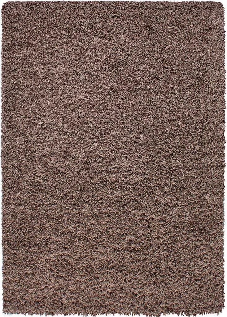 Koberce Breno Kusový koberec DREAM SHAGGY 4000 Mocca, hnedá, viacfarebná,80 x 150 cm