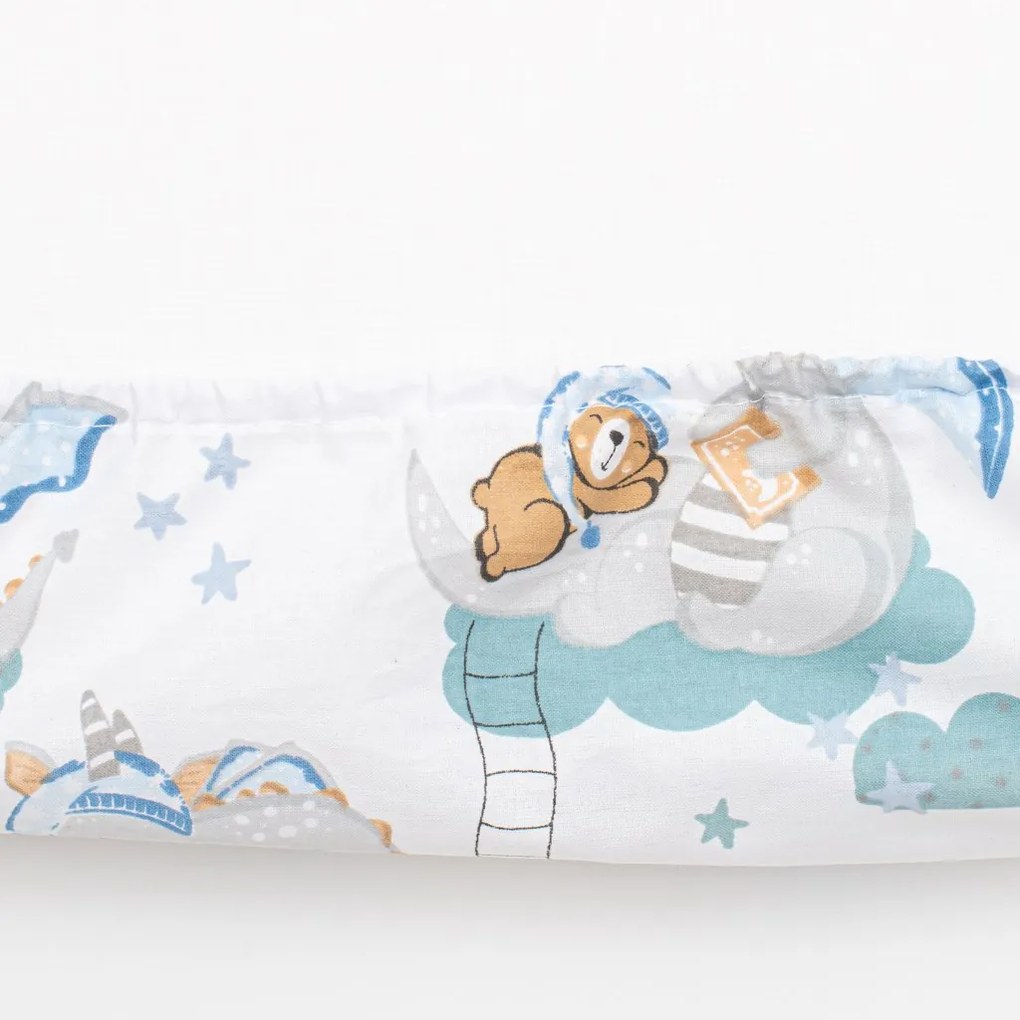 Bavlnené prestieradlo do postieľky New Baby Dráčik 120x60 cm
