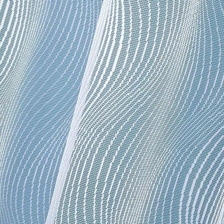 Goldea žakárová záclona vzor 3774 vlnky - metráž 200 cm