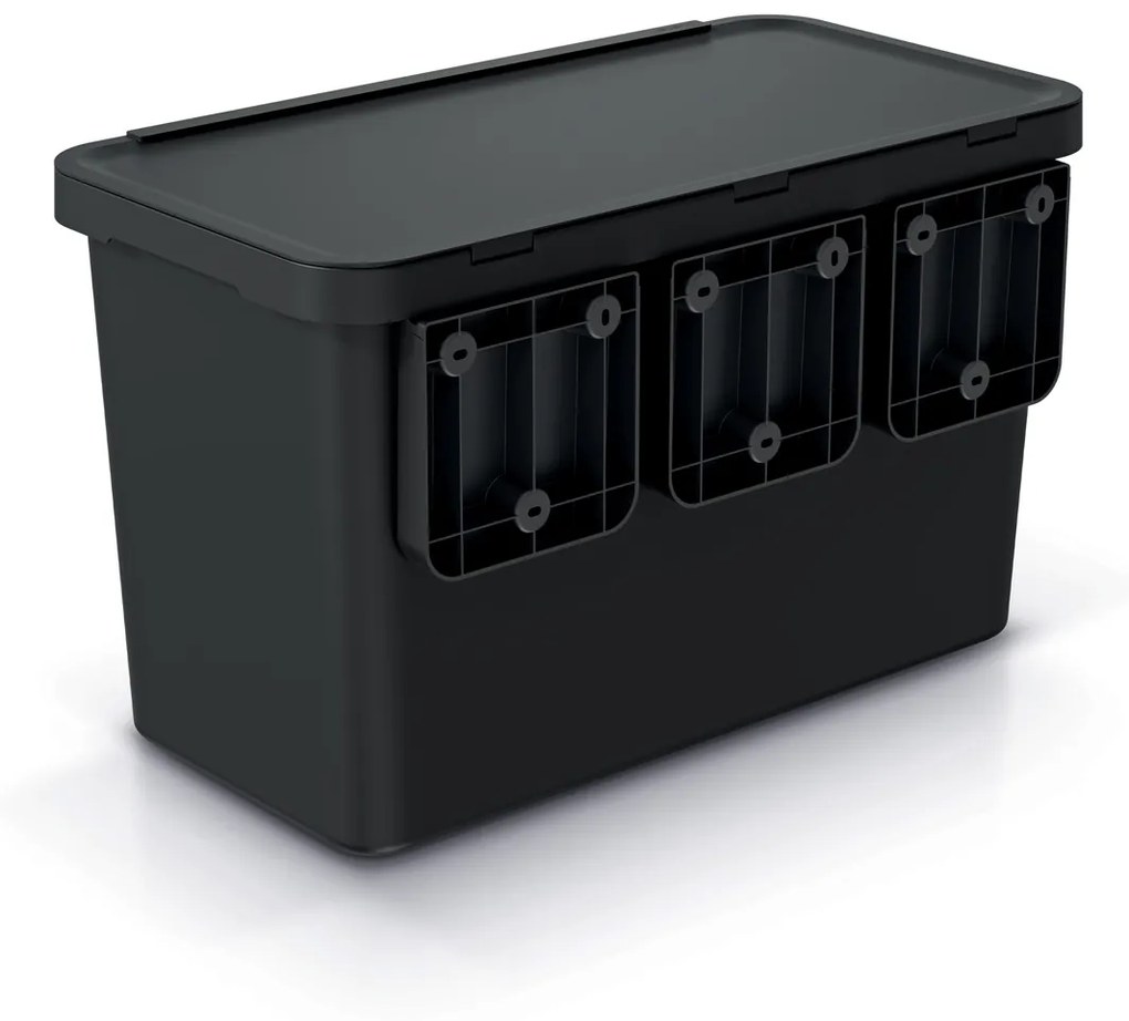 Odpadkový kôš na triedený odpad NKS45W2 33 l - čierna