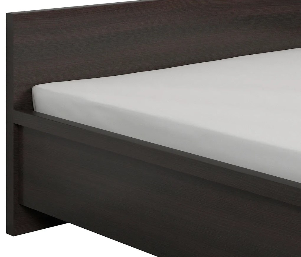 Manželská posteľ 140 cm BRW Kaspian LOZ/140 (wenge). Akcia -30%. Vlastná spoľahlivá doprava až k Vám domov. 798875