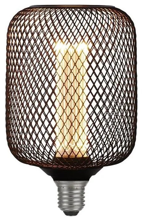 Searchlight 26002BK - LED dekoratívna žiarovka WIRE MESH E27/4,5W/230V 2700K