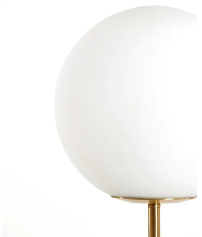 Stojacia lampa v bielo-zlatej farbe (výška 156 cm) Medina - Light & Living