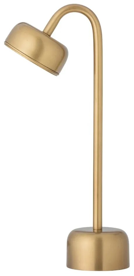 LED stmievateľná stolová lampa v zlatej farbe s kovovým tienidlom (výška 35,5 cm) Niko – Bloomingville