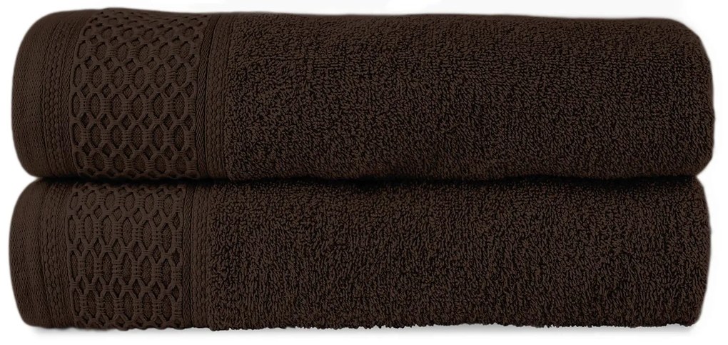BAVLNENÉ UTERÁKY SOLANO SADA 2 KS 50X90 CM, 2 KS 70X140 CM VIACFAREBNÁ