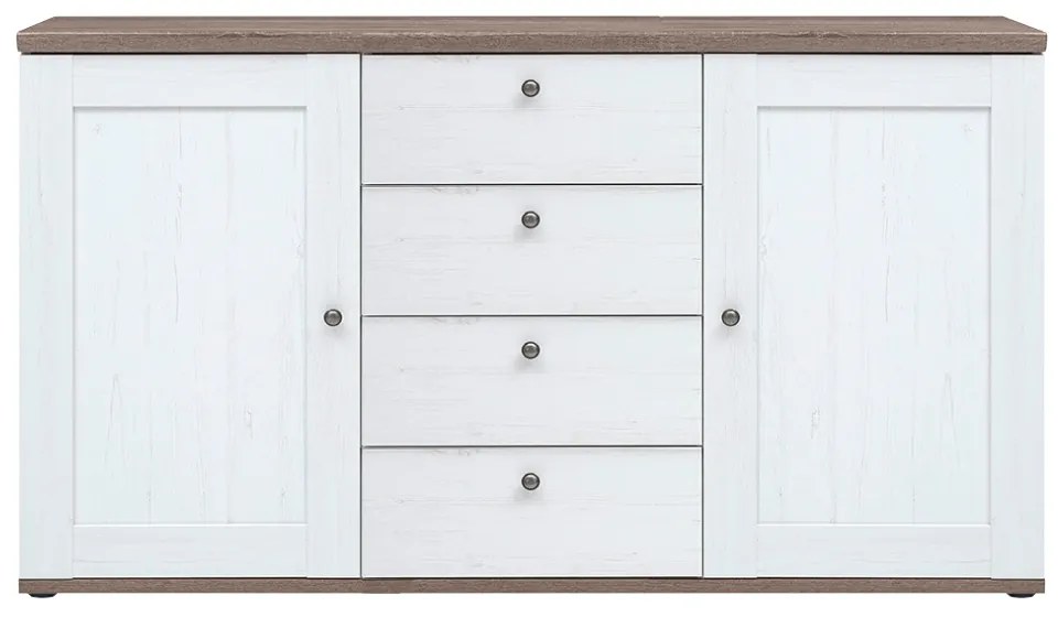 Komoda TEINA 2D4S, borovica canyon