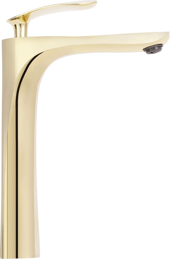 Rea Orbit, vysoká umývadlová batéria, zlatá, REA-B2051