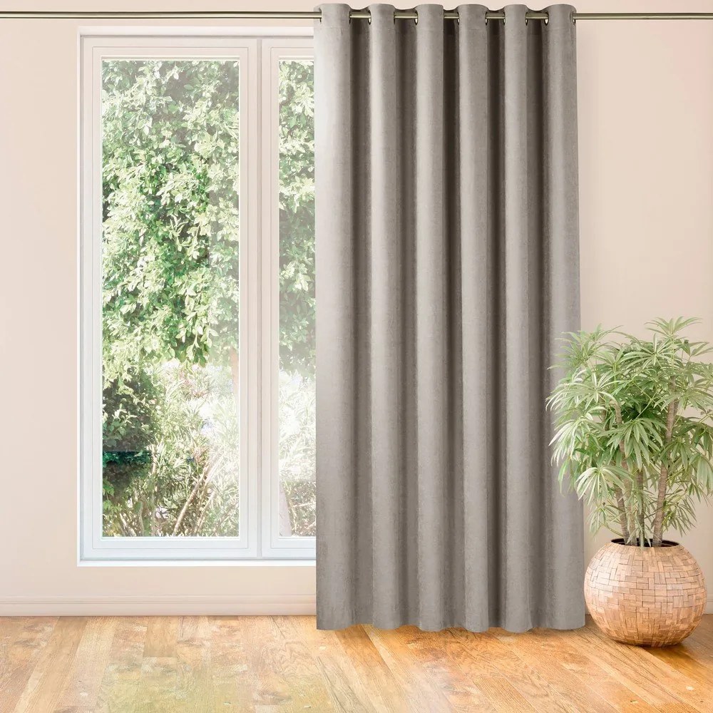 Svetlohnedý záves 140x225 cm Milana - Homede