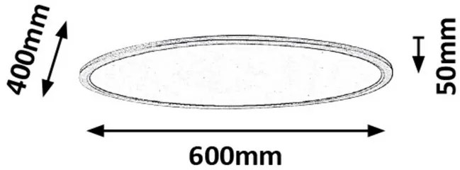 Rabalux LED stropné svietidlo Taleb 40W | 3200lm | 3000K-6000K - CCT, stmievateľné, diaľkové ovládanie