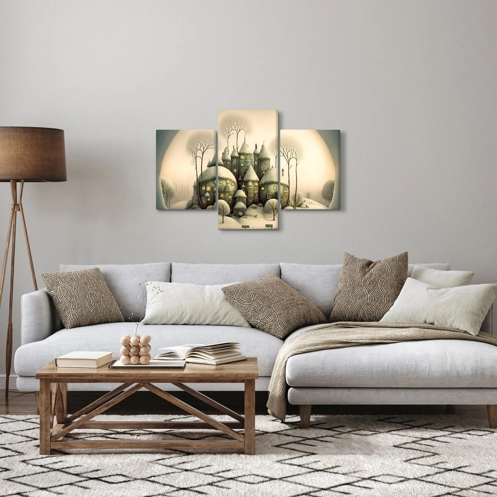 Obraz - Rozprávkové chalúpky (90x60 cm)