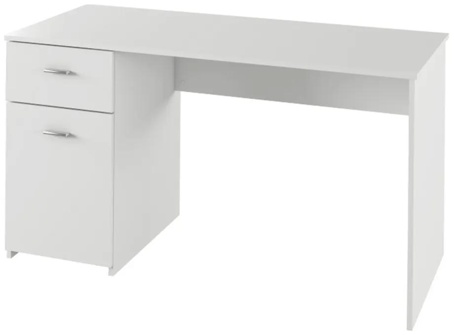 PC stôl, biela, BANY
