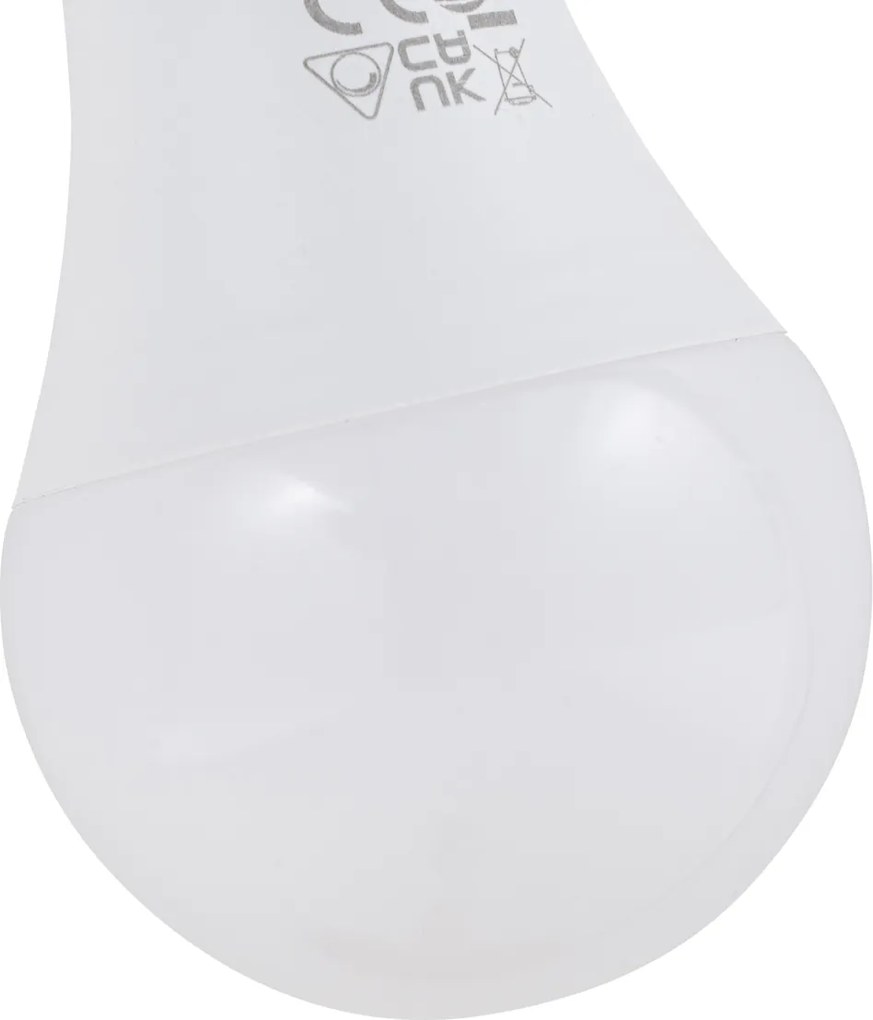 Stmievateľná LED žiarovka E27 RGBW A60 opálová 9W 806 lm 2700-6500K