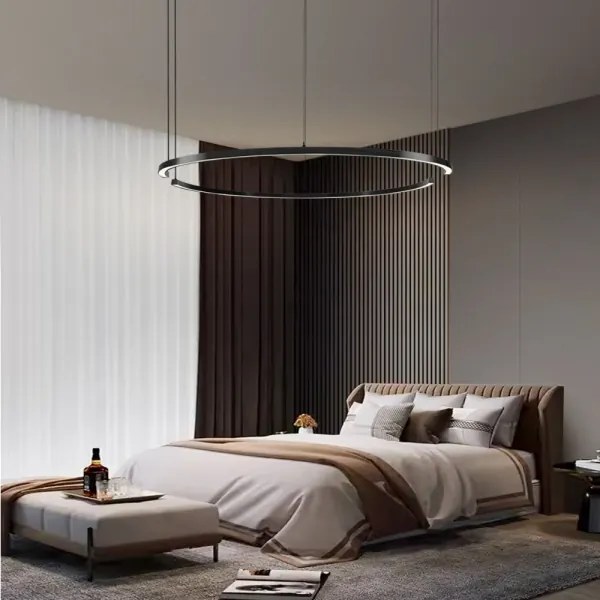 Immax NEO 07329L - LED stmievateľný závesný luster na lankách FINO 72W/230V 120 cm čierna Tuya+DO