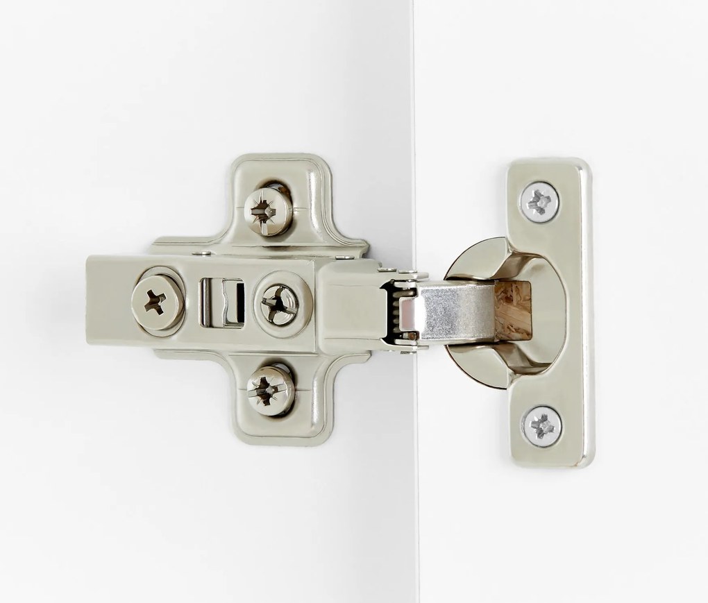 Vysoká skrinka do kúpeľne »Eklund«, biela