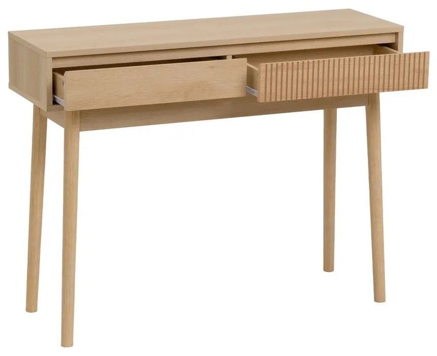 Konzolový stolík v prírodnej farbe 30x100 cm Iona – Casa Selección