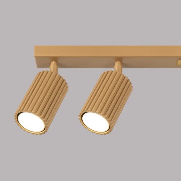 Sollux SL.1566 - Bodové svietidlo KARBON 6xGU10/10W/230V zlatá