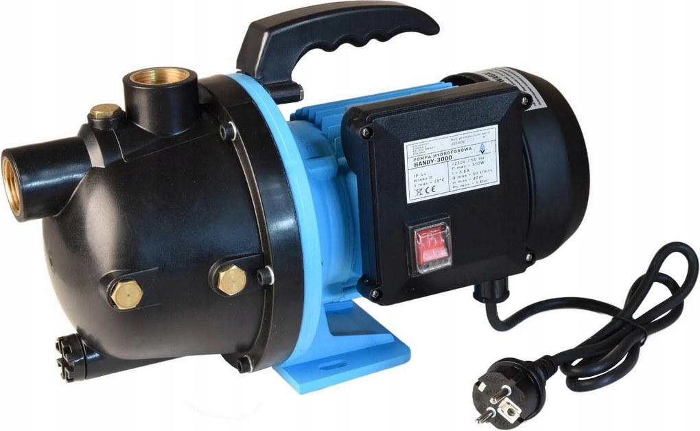 Záhradná Ručná 3000 Prenosná Hydroforová Pumpa Na Vodu 550 W, Výkonná