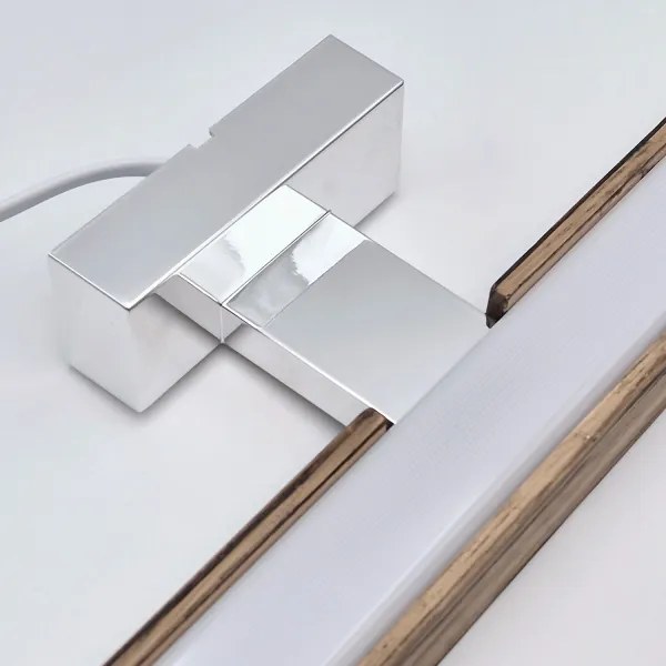 Brilagi-LED Kúpeľňové osvetlenie zrkadla WOODY MIRROR LED/15W/230V IP44 dub/chro