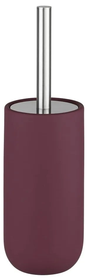 Tmavofialová keramická WC kefa Lotus Play – Mette Ditmer Denmark